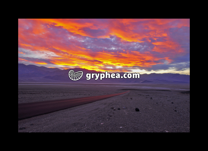 Sunset at Death Valley (Death Valley NP, California, USA) - gryphea.com